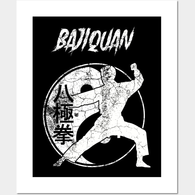 Bajiquan Kung Fu Martial Arts Training Dojo Yin Yang Wall Art by JTYDesigns